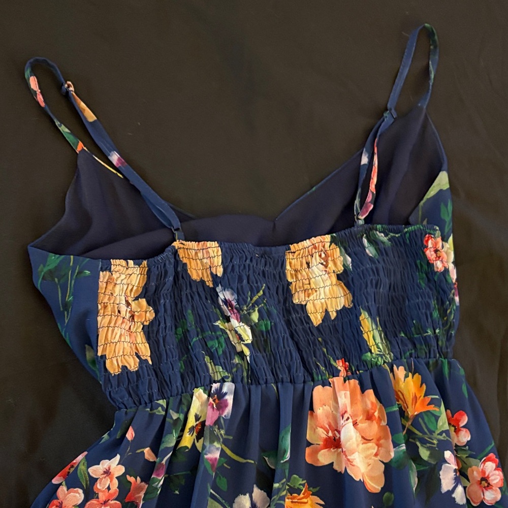 Yumi Kim Darling Tiered Maxi Dress Symphony Navy Color-XS - Picture 6 of 16